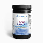 Primnex BCAA Powder container on a white background