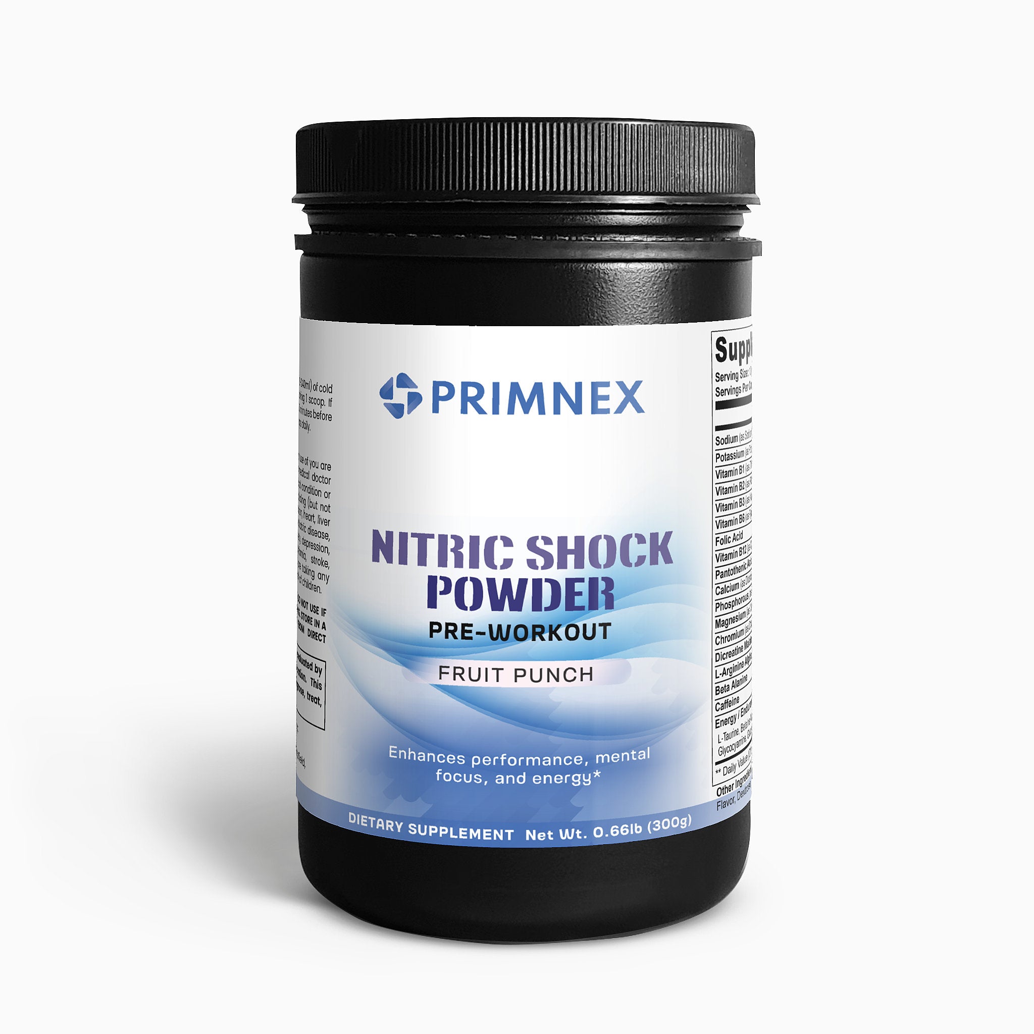 Nitric Shock Pre-Workout Powder (Fruit Punch)