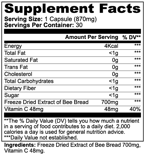 Bee Bread Concentrate