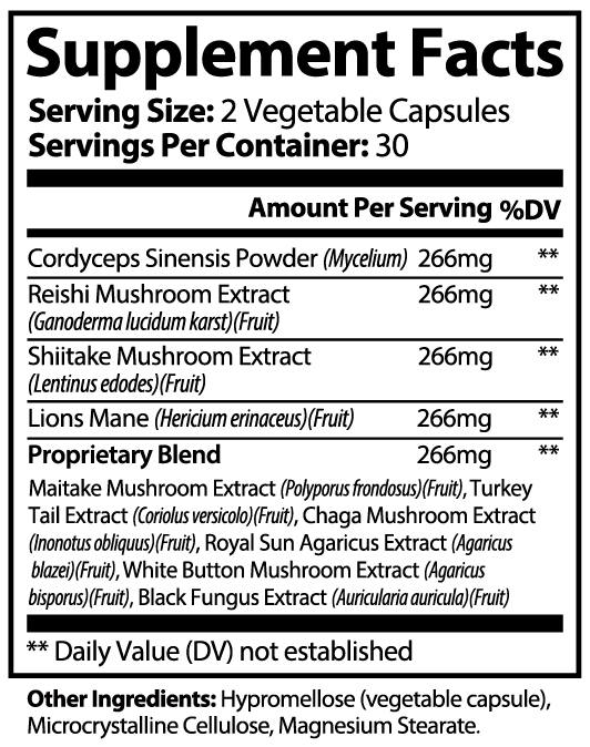 Mushroom Max Formula